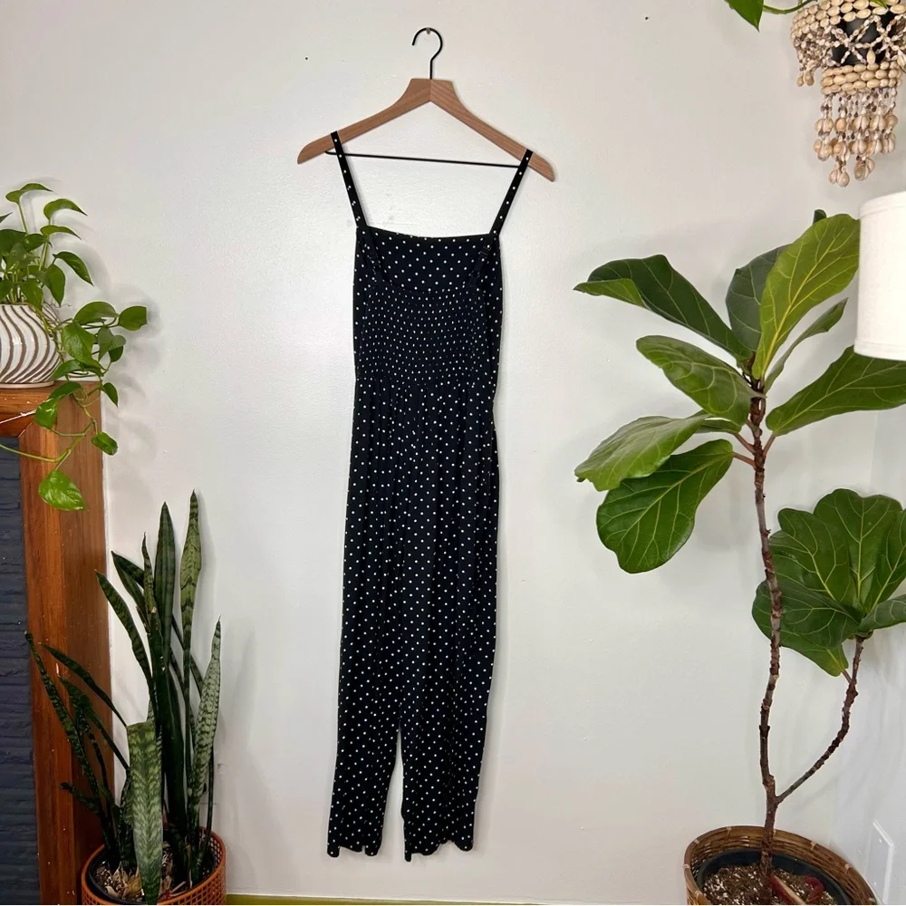 Polka dot square neck Jumpsuit - Picture 8 of 8